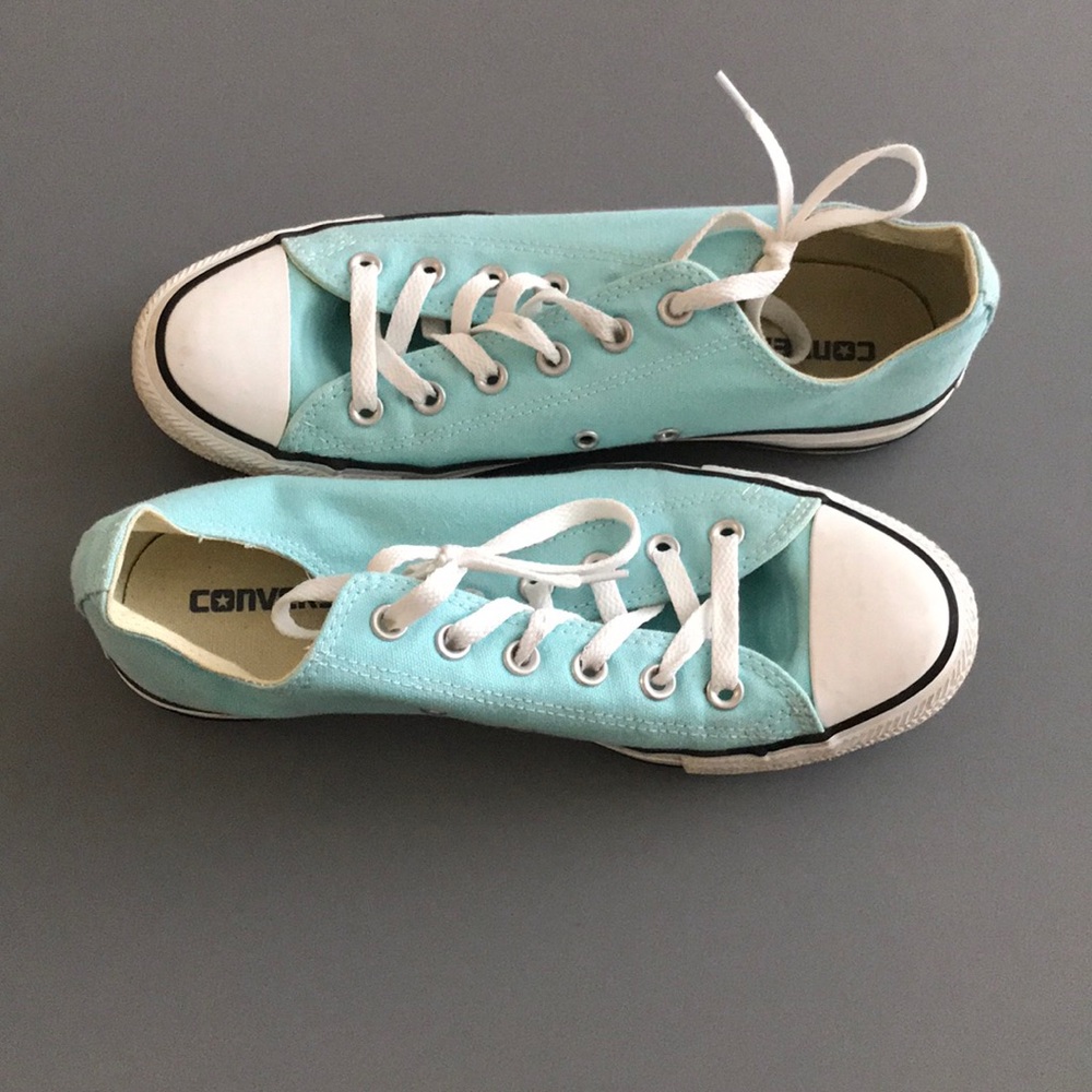 Turquoise Converse - Picture 2 of 3